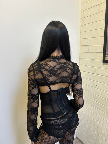 lace belero (double clip)