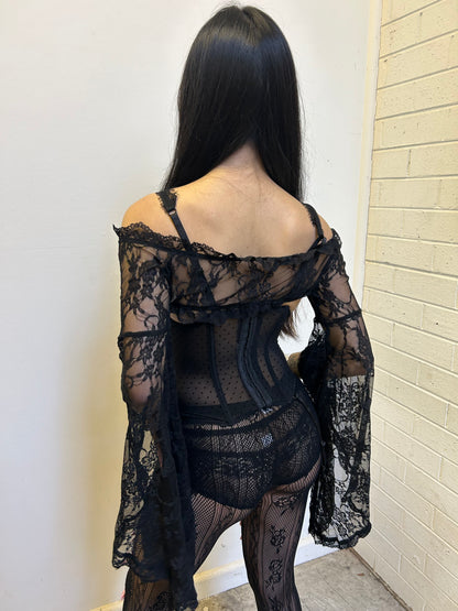 Lace belero (single clip)