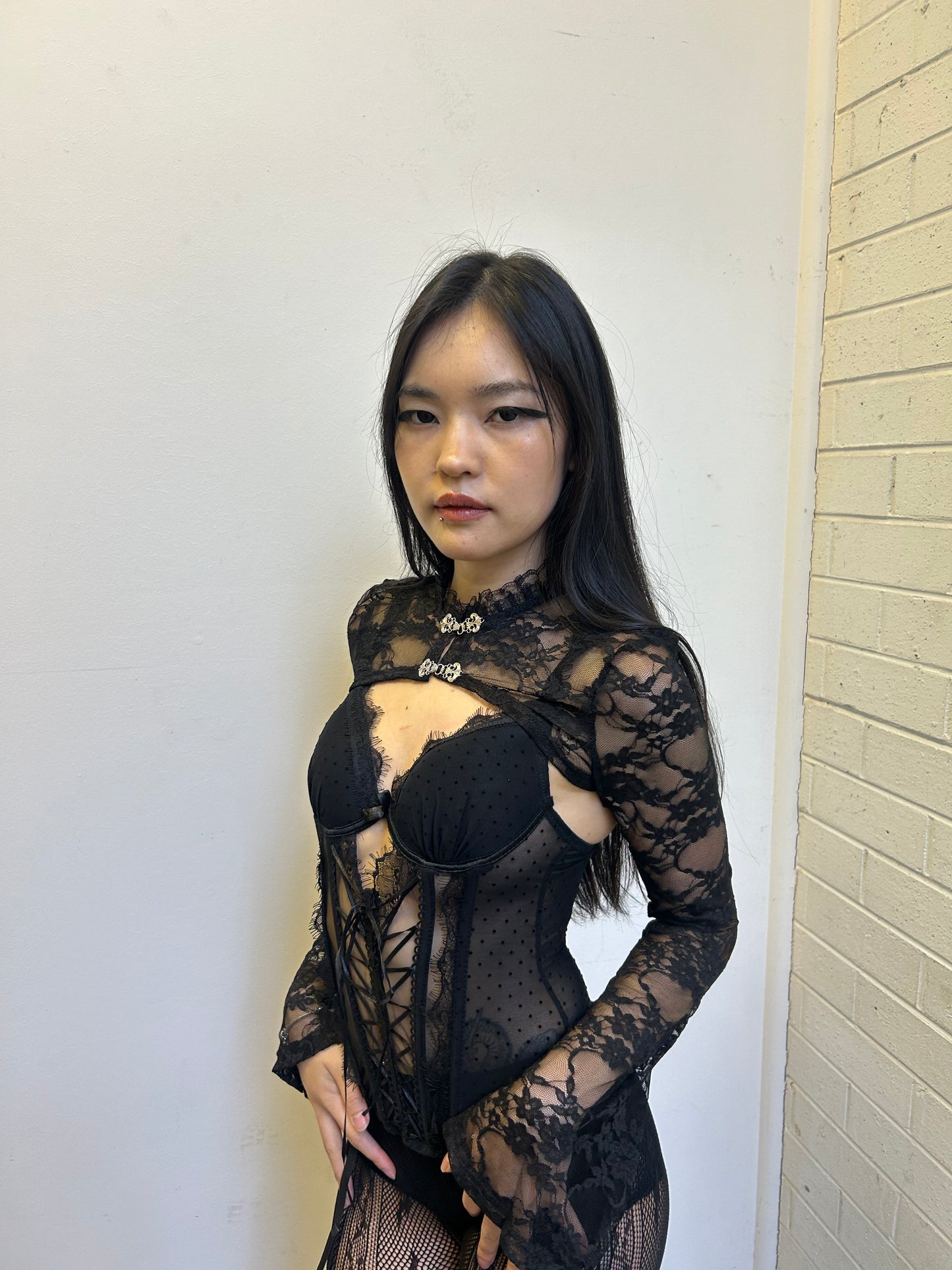 lace belero (double clip)