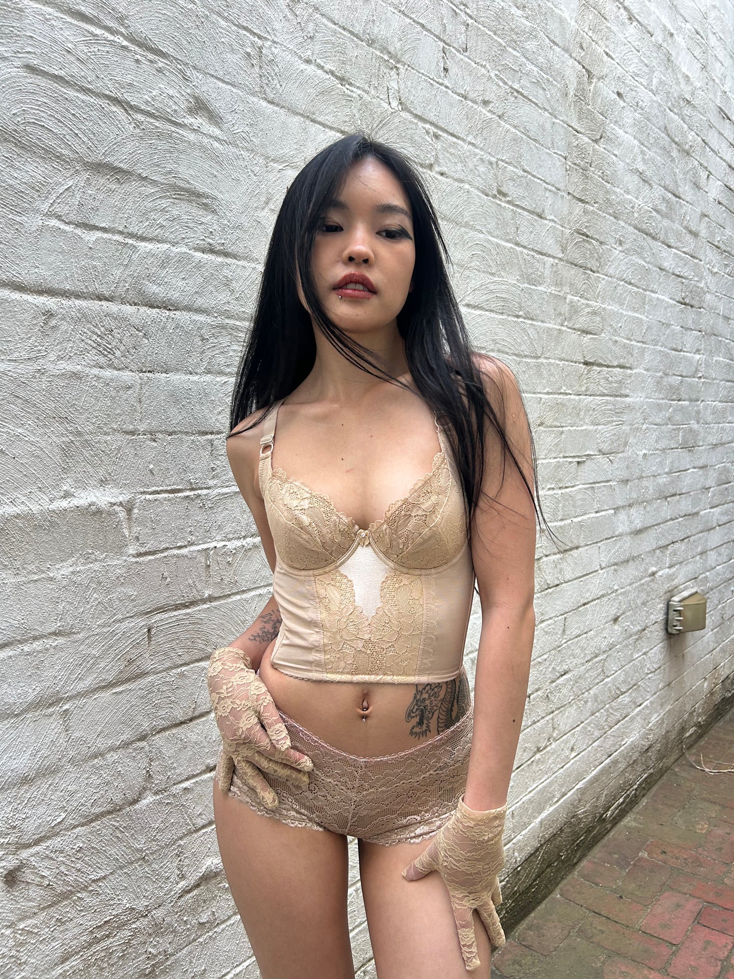 Beige corset