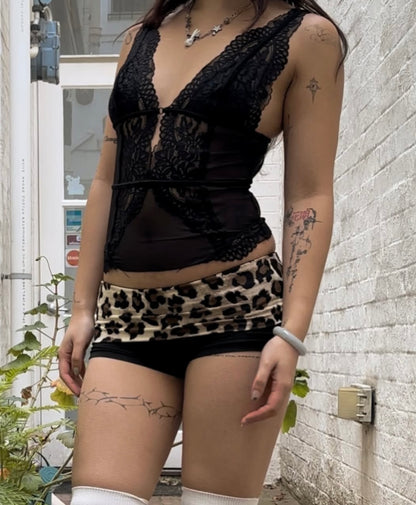 Leopard Booty shorts